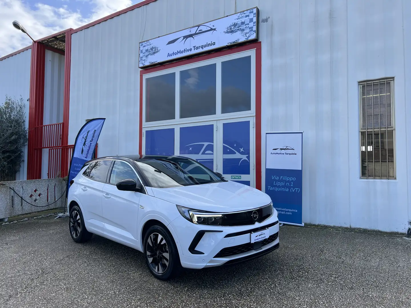 Opel Grandland X 1.5 Ecotec 130cv EAT8 ELEGANCE-B-COLOR-LED-RCAMERA Bianco - 1