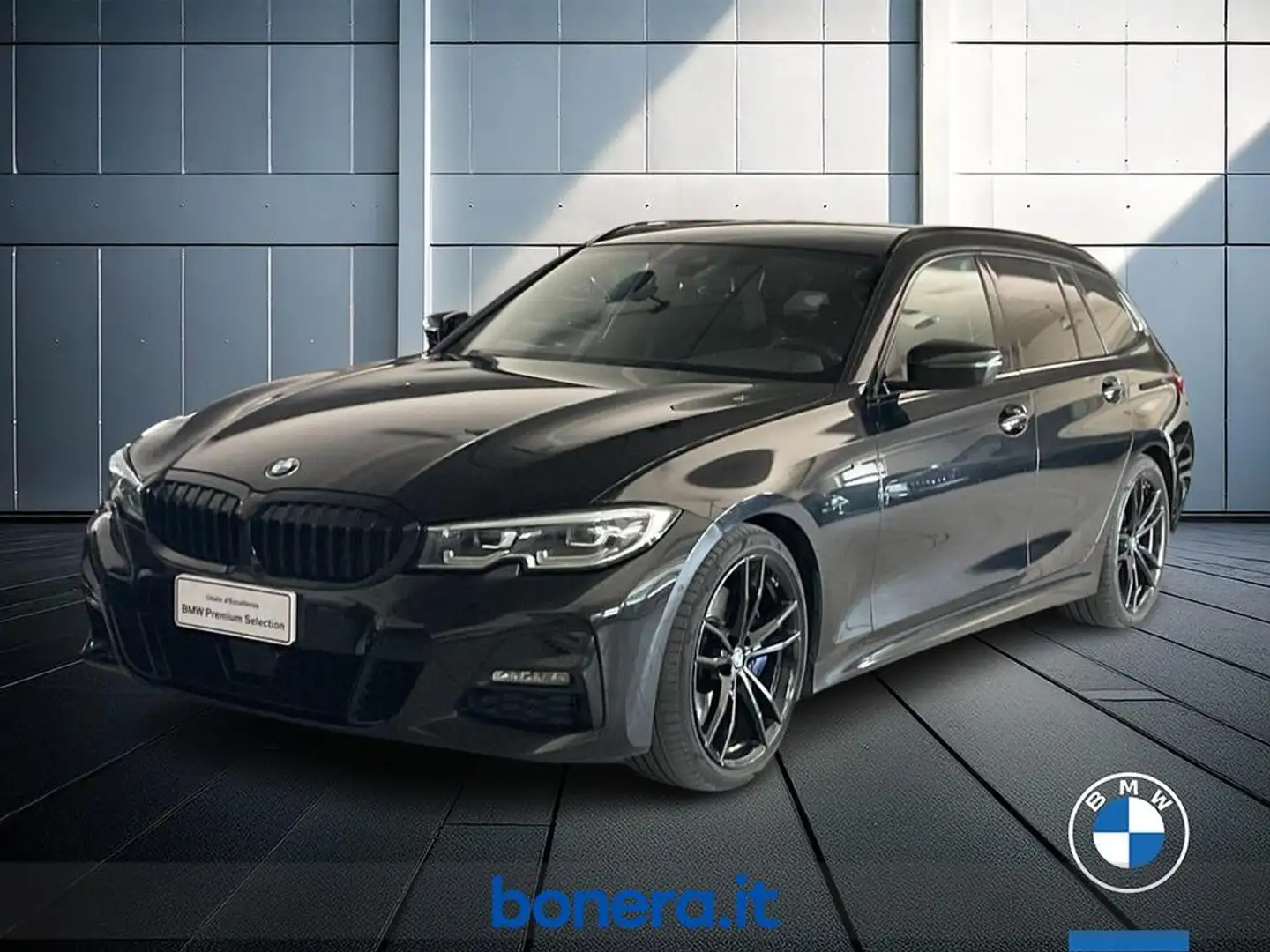 BMW 320 d Touring Msport auto Nero - 1