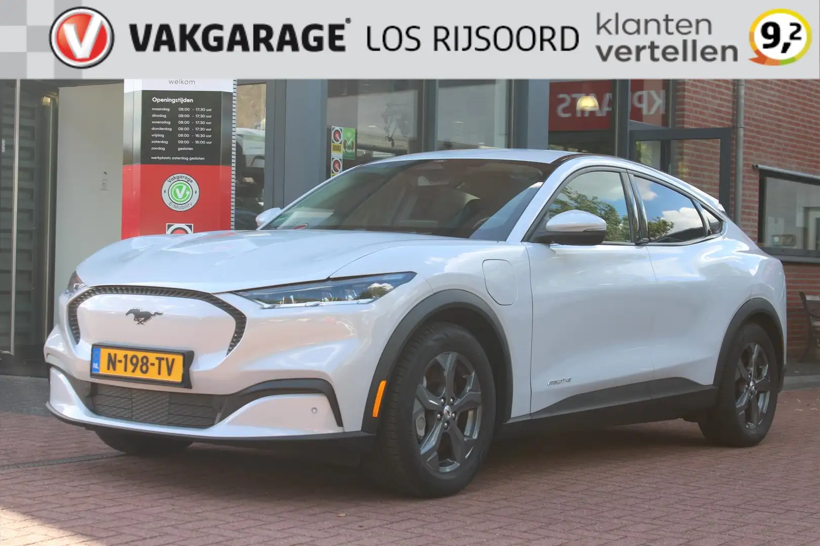 Ford Mustang Mach-E 75kWh | 7X Op Voorraad!! | Camera | Vol- Leder | A Blanc - 1