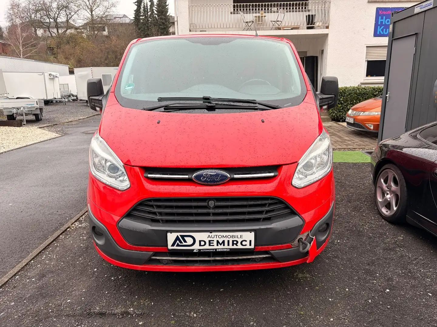Ford Transit Custom Kasten 290 L2*Klima+Motor Dreht* Roşu - 2