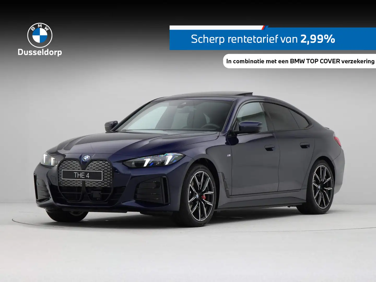 BMW i4 eDrive40 M Sportpakket Pro Azul - 1