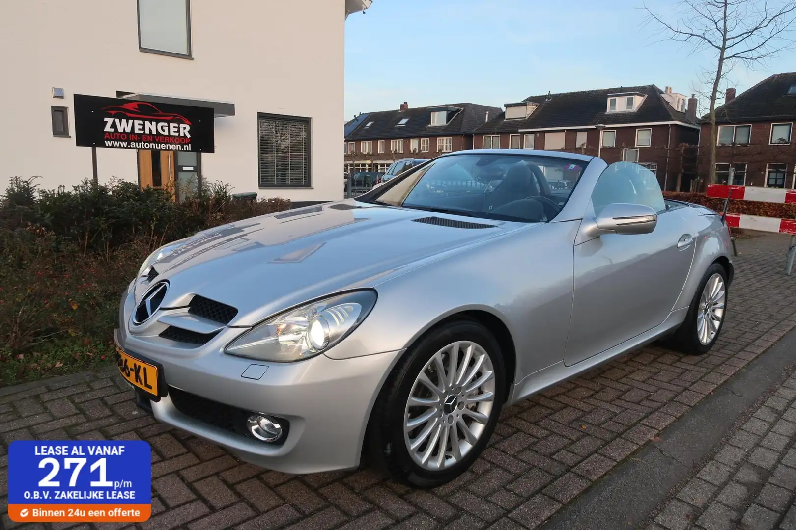 Mercedes-Benz SLK 300 v6 232pk SPORT-EDITION|NAVIGATIE|AIRSCARF|XENON|BL Grijs - 1