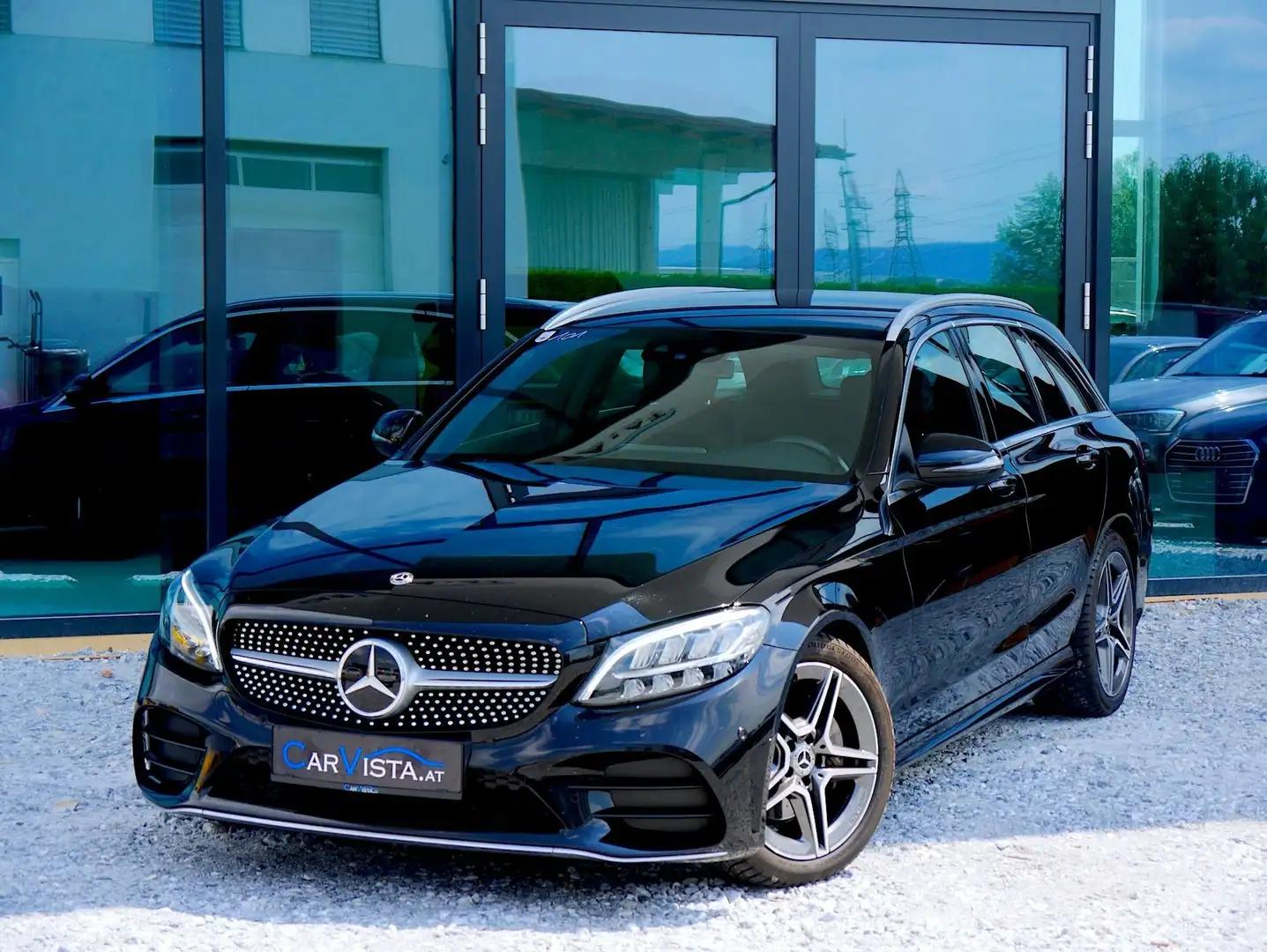 Mercedes-Benz C 220 d AMG Line Aut. Schwarz - 1