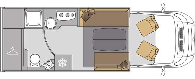 Mooveo Tei 70DH Gebraucht, Fiat Automatik, Face-to-Face
