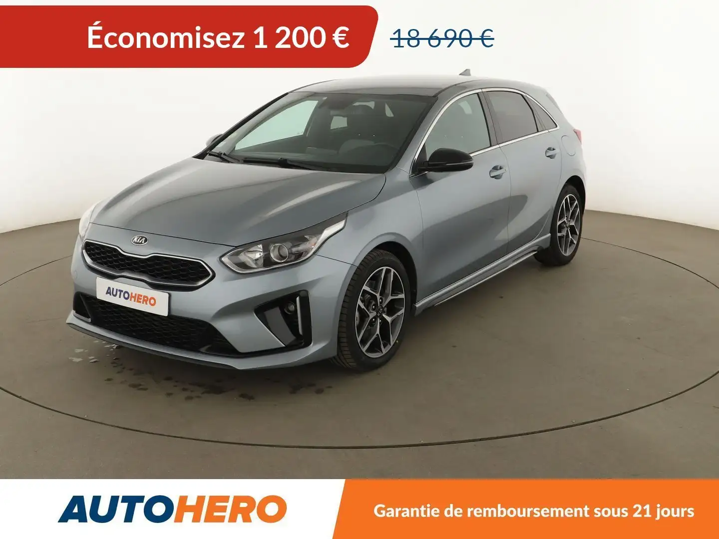 Kia Ceed / cee'd 1.6 CRDi ISG MHEV GT Line DCT7 Gris - 1