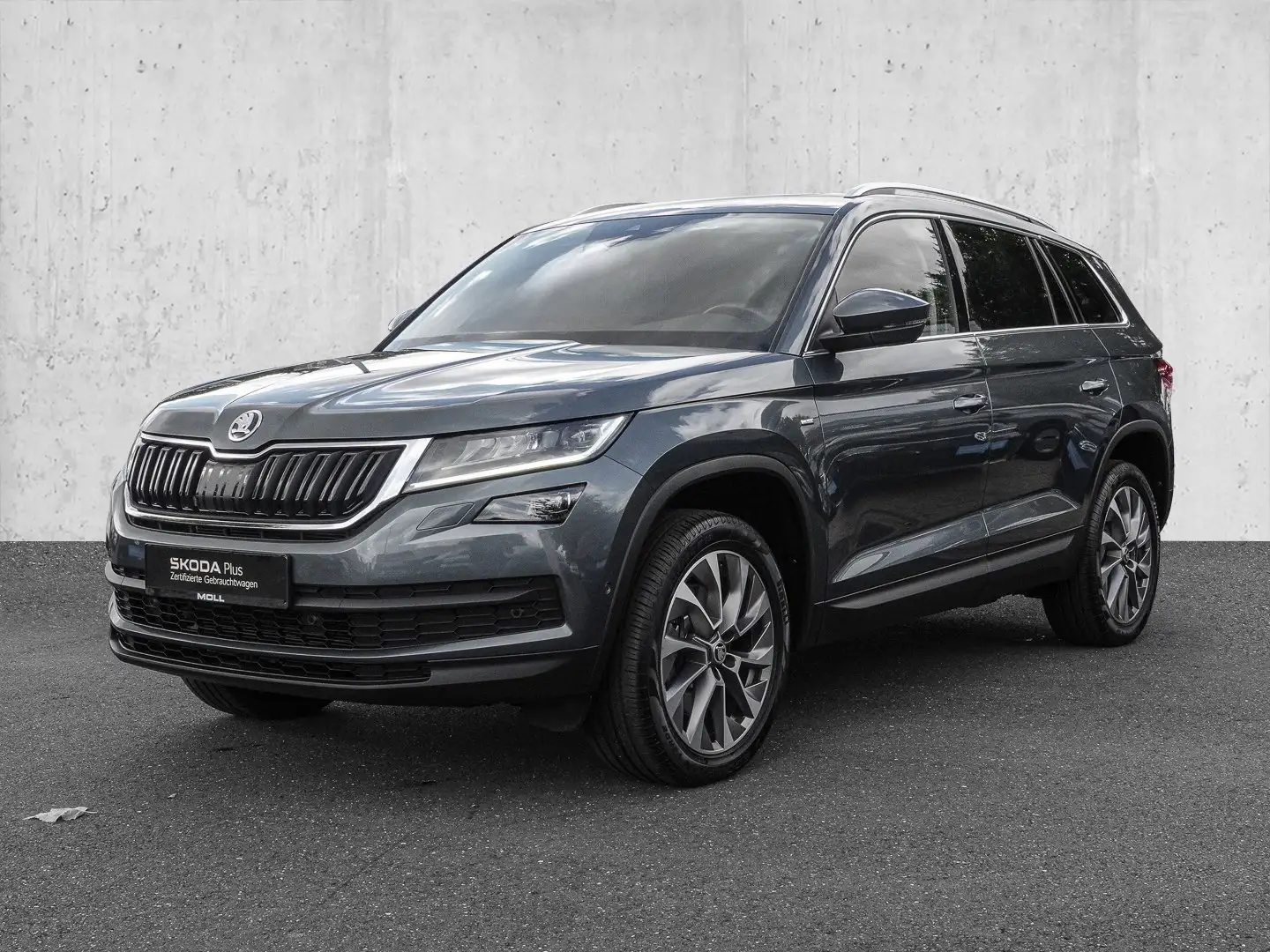 Skoda Kodiaq 2.0 TDI Clever 4x4 DSG MATRIX ACC AHK AUT Grau - 2