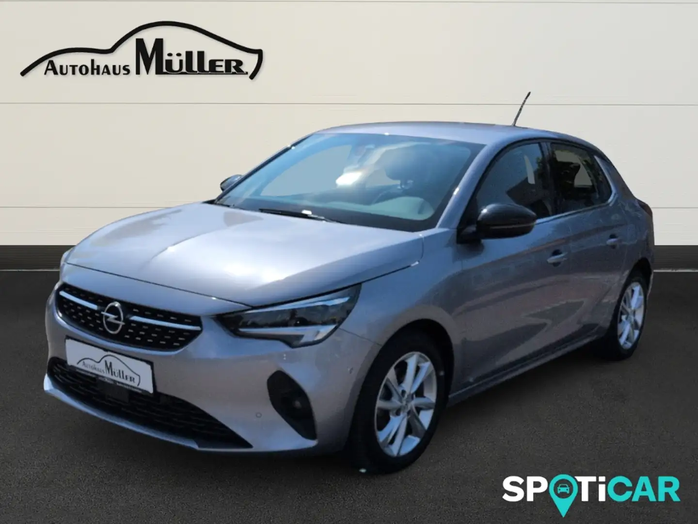 Opel Corsa F Elegance 1.5 Diesel SHZ RFK LED Apple CarPlay An Grau - 1
