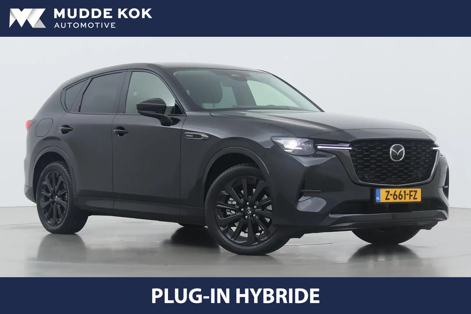 Mazda CX-60 2.5 e-SkyActiv PHEV Homura | Trekhaak | BLIS | Vol Zwart - 1