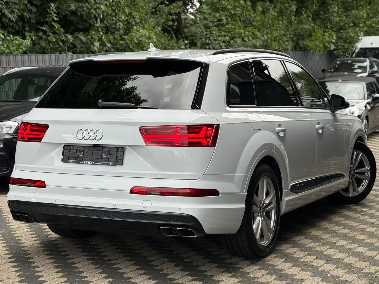 Audi SQ7 4.0 TDI quattro Matrix Leder Navi Pano Lift Bianco - 2