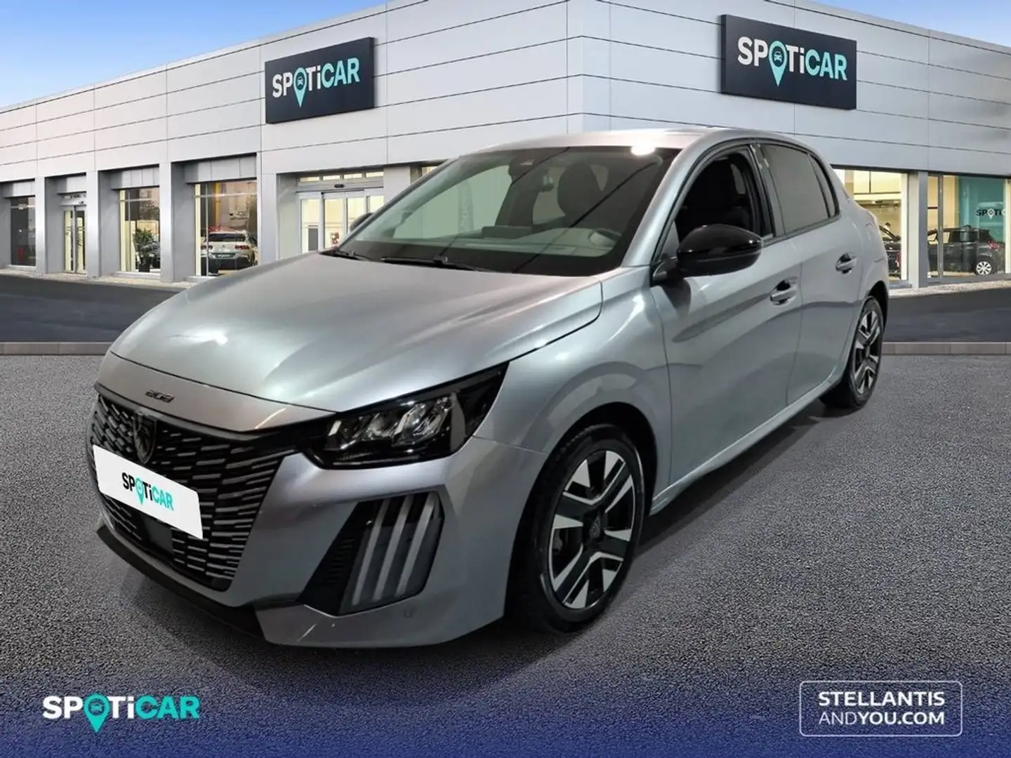 Peugeot 208 Puretech 100 Allure Gris - 1