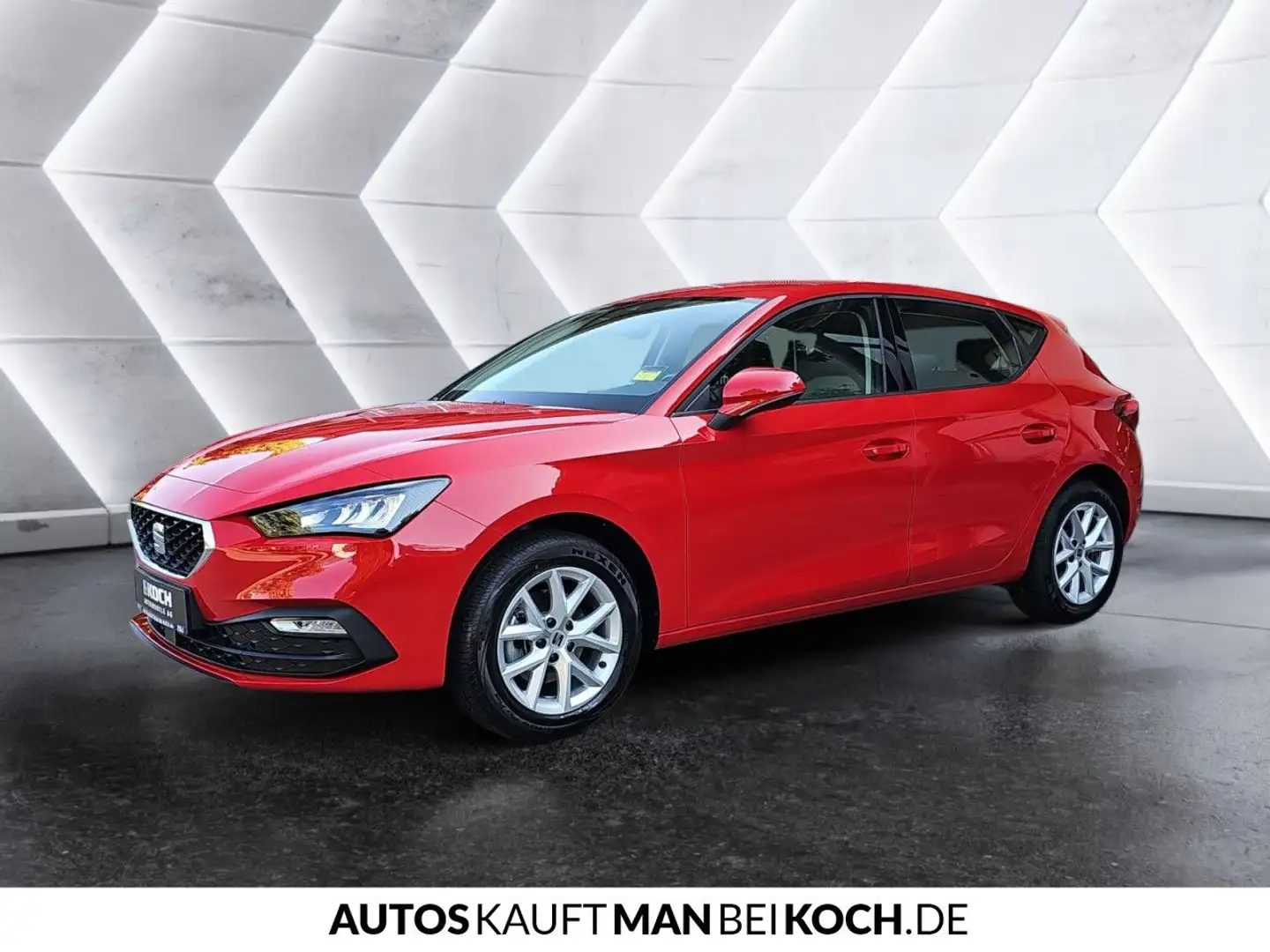 SEAT Leon 1.0 TSI Style LED PDC GRA SHZ CLIMA LANEA Rouge - 2