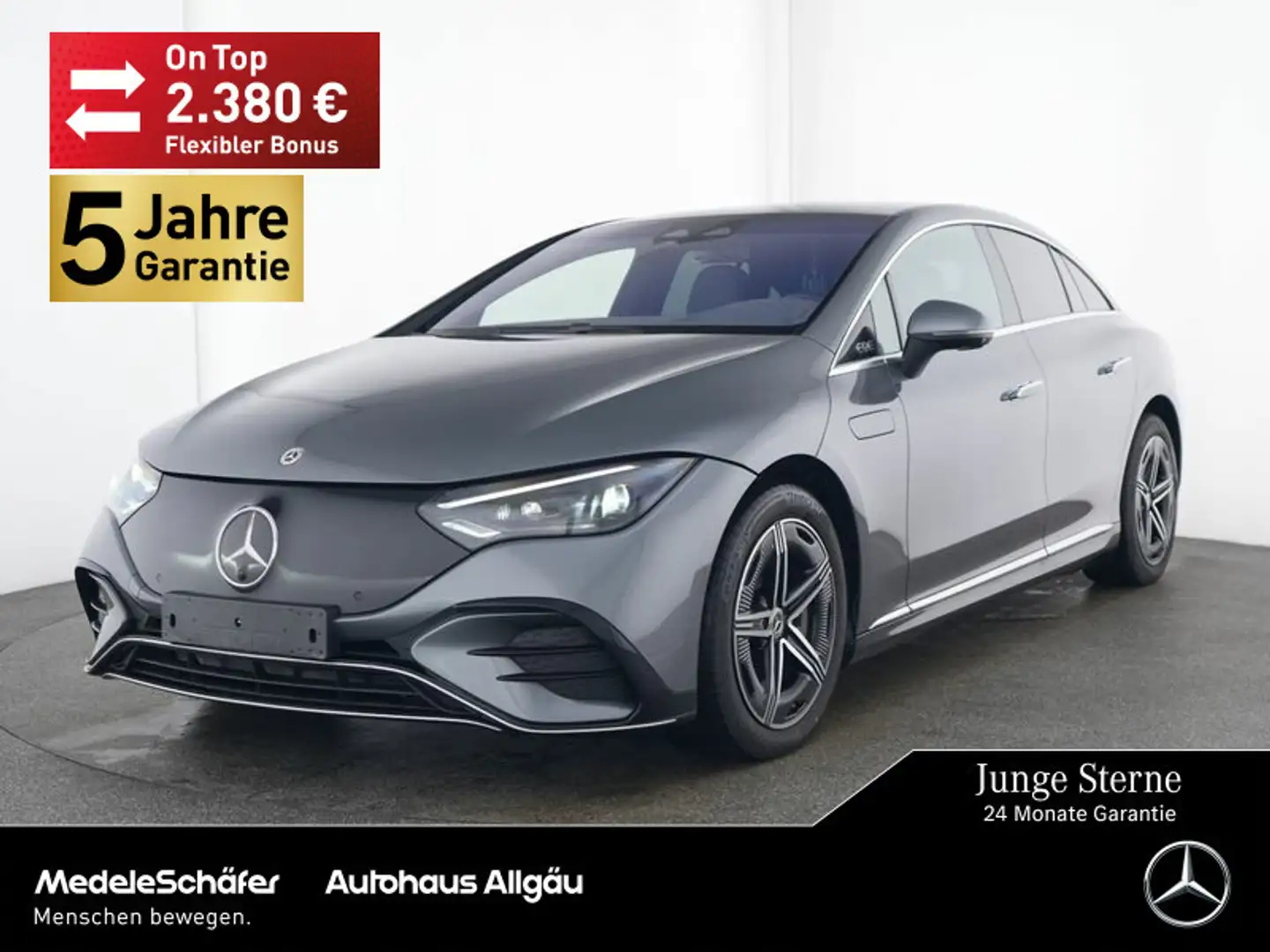 Mercedes-Benz EQE 500 EQE 500 4M AMG Premium+ Airmatic MASSAGE NP115 LED Gris - 1