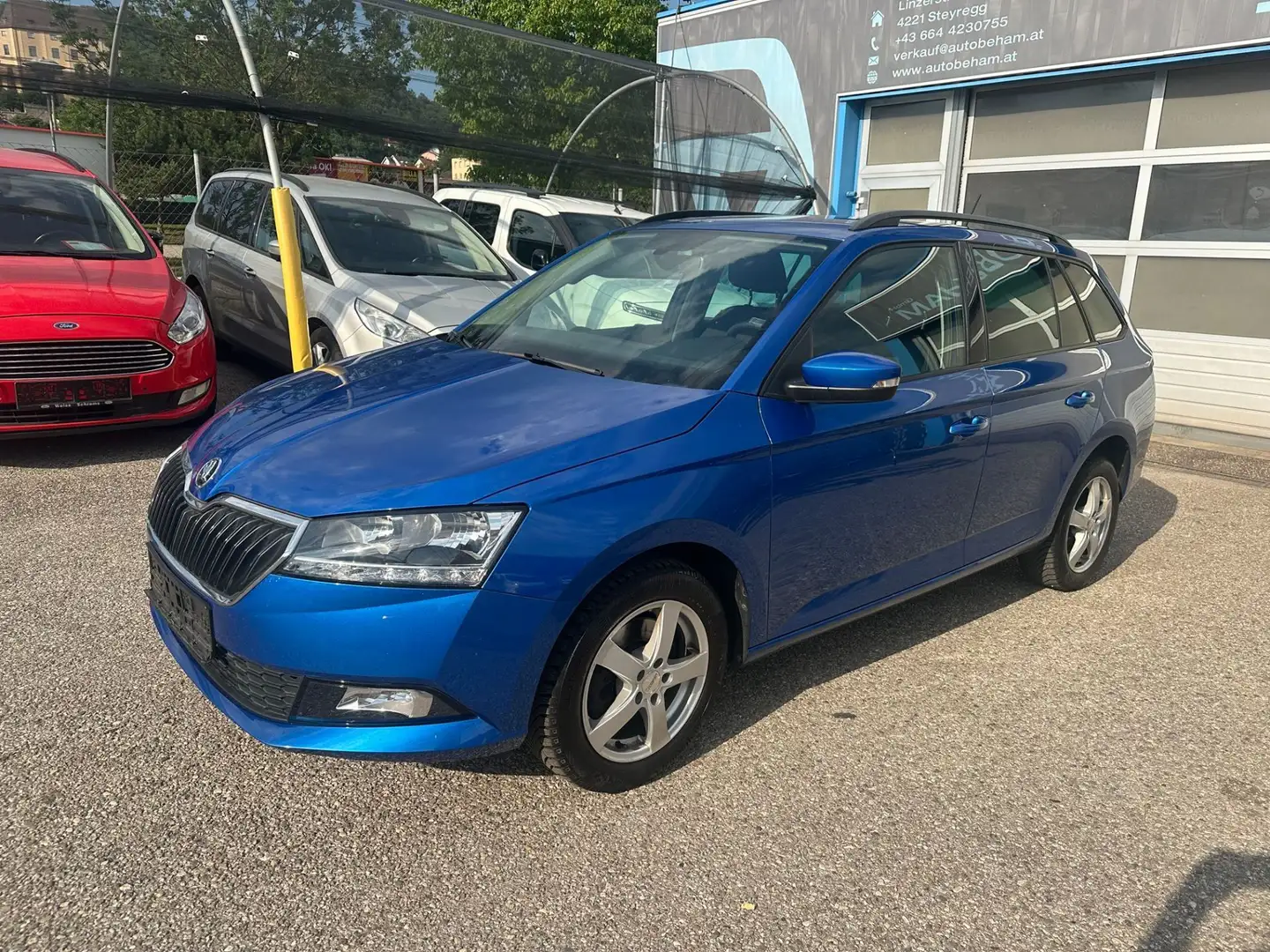 Skoda Fabia Combi Ambition 1,0 TSI Carplay-PDC-Sitzhzg. Blau - 1