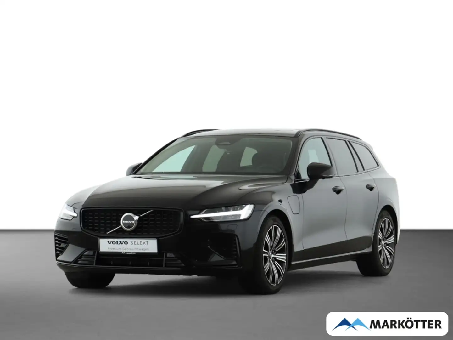 Volvo V60 T6 AWD Recharge Plus Dark 360CAM Schwarz - 1