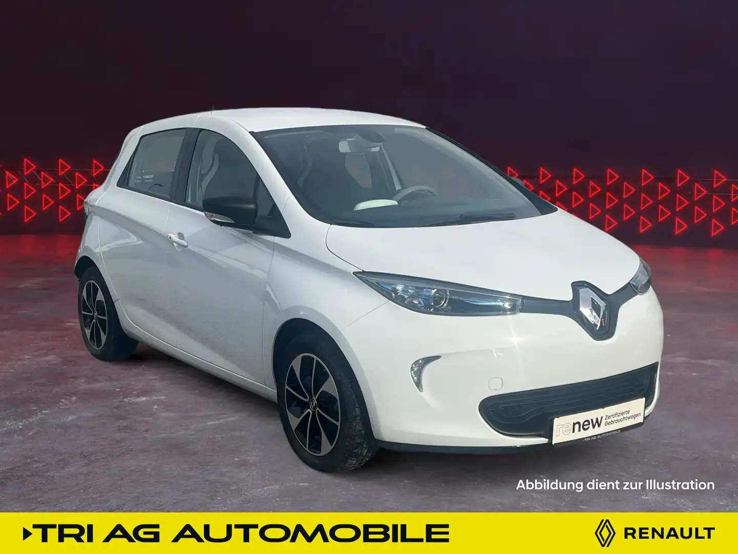Renault ZOE Zoe Life 22 kWh inkl. Batterie GRA PDC Navi Klim Weiß - 1