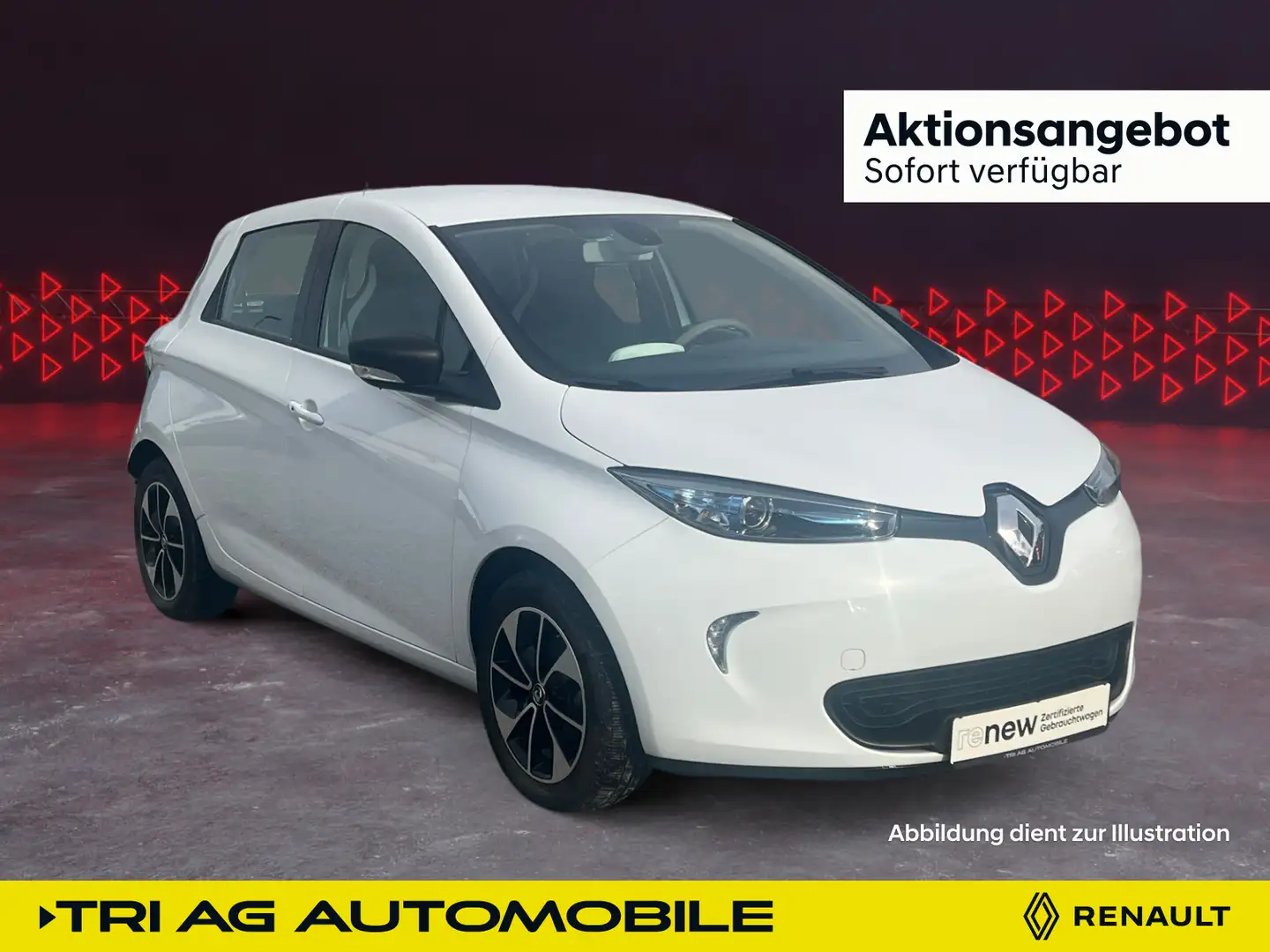 Renault ZOE Zoe Life 22 kWh inkl. Batterie GRA PDC Navi Klim Blanc - 1