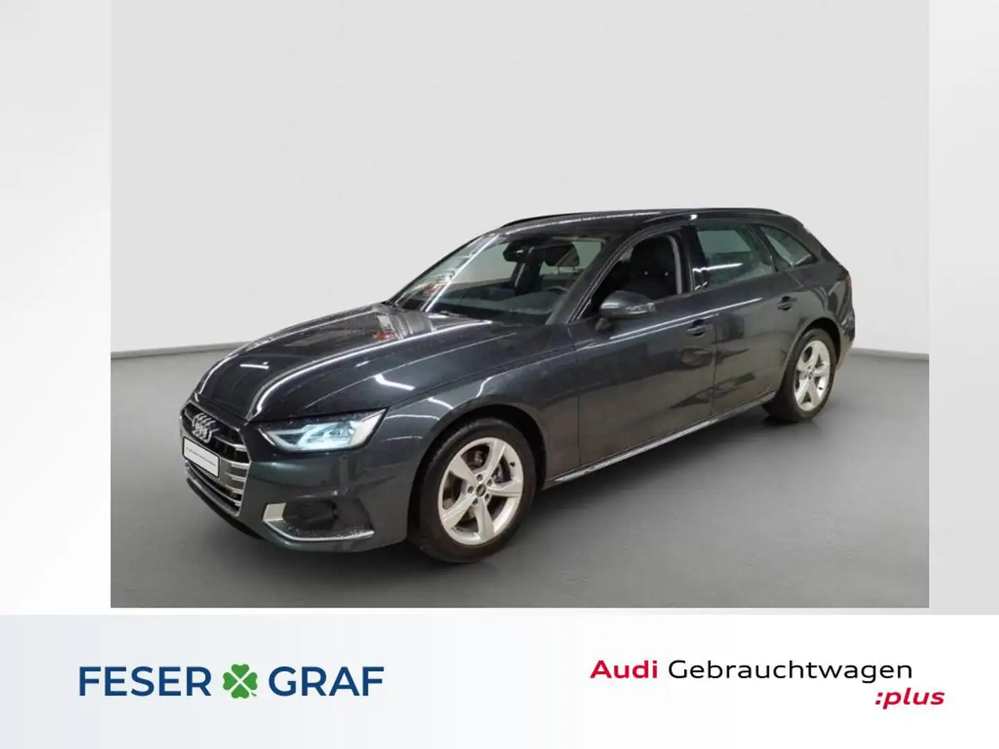 Audi A4 Avant 30 TDI Navi plus/AHK/3-Z-Klima/SHZ/17 Zoll Grau - 1