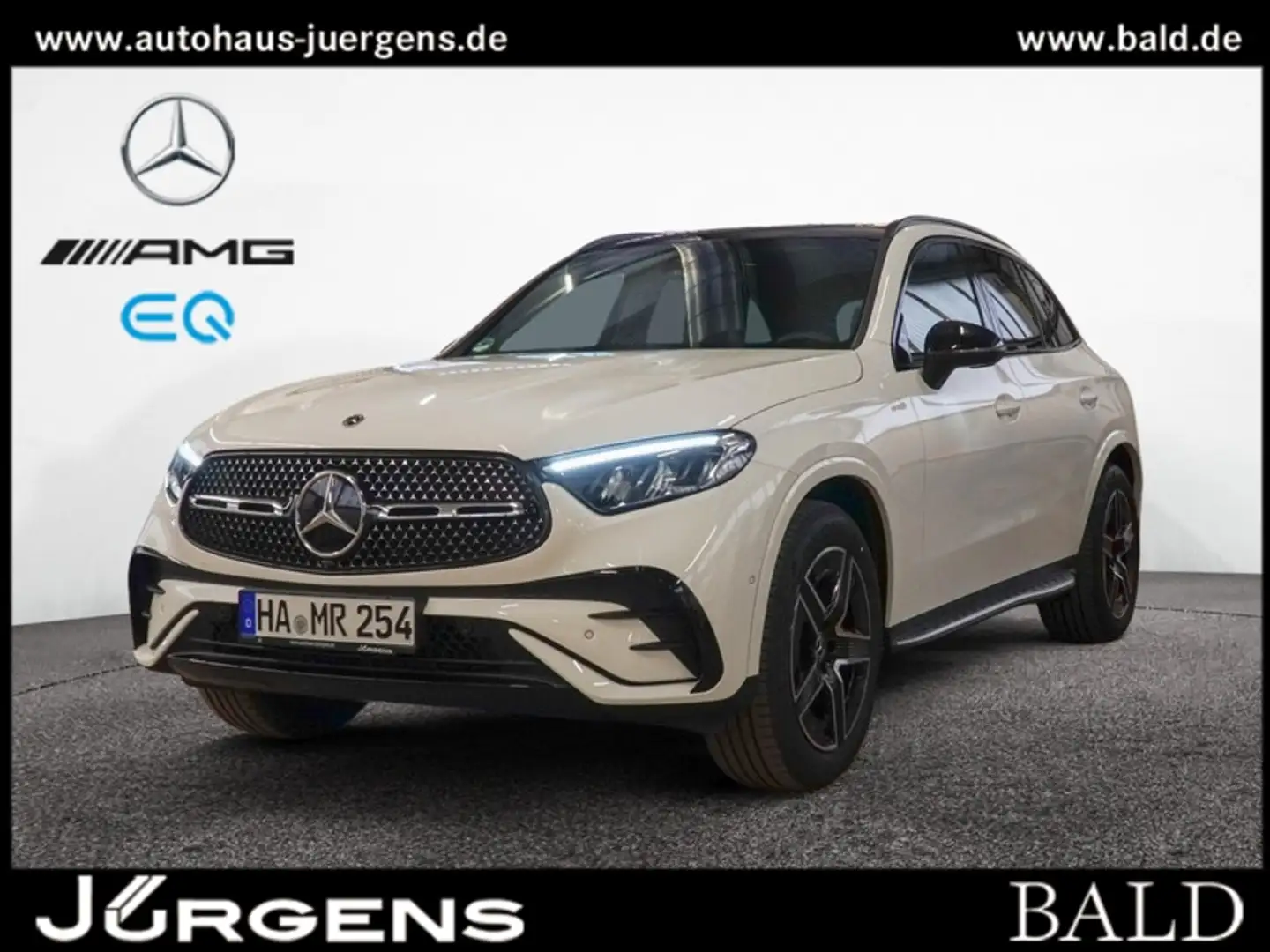 Mercedes-Benz GLC 200 4M AMG-Sport/360/Pano/AHK/Night/Memo White - 1