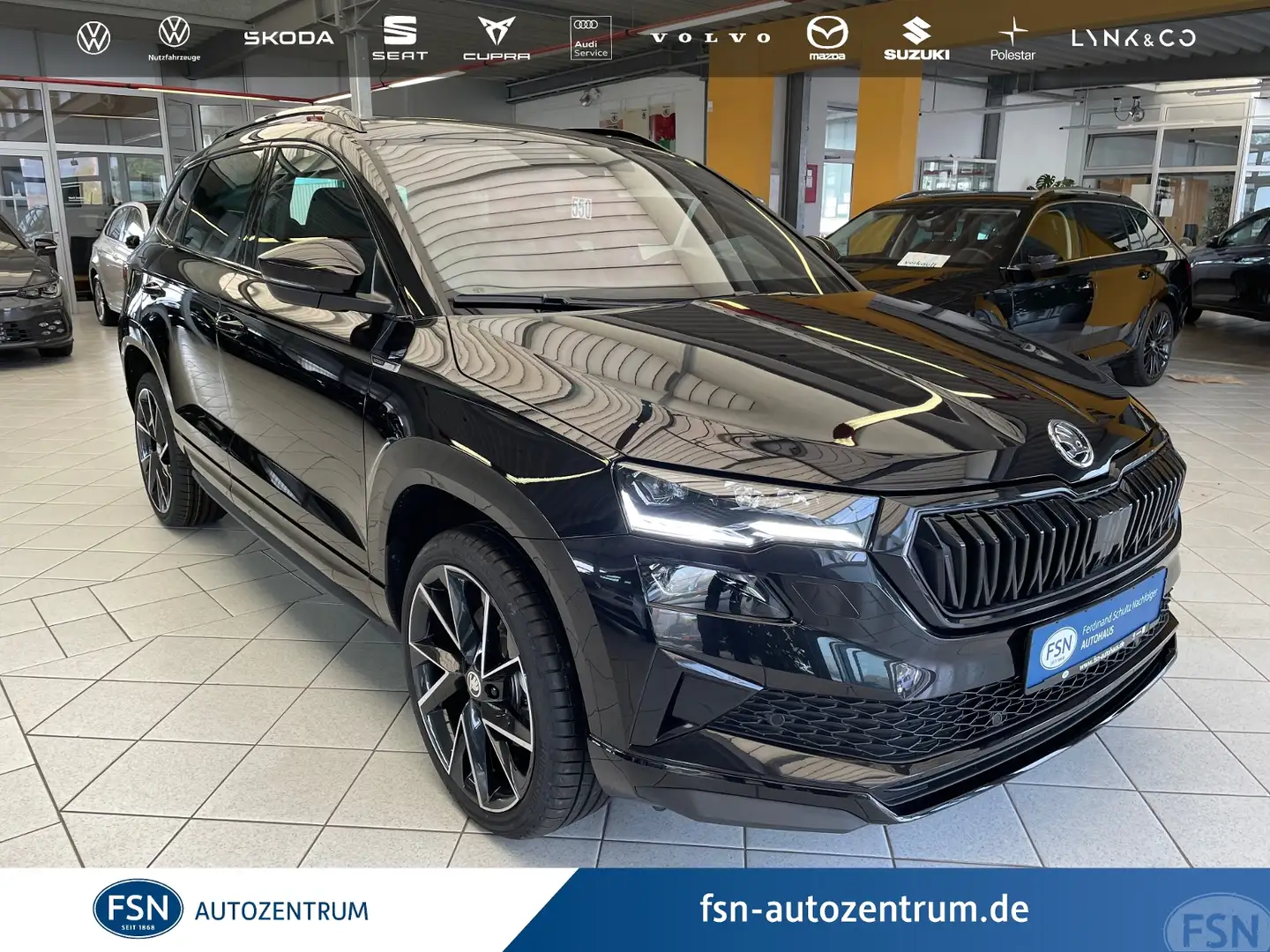 Skoda Karoq 1.5 TSI Sportline DSG ACT ACC AHZ Kamera Noir - 1