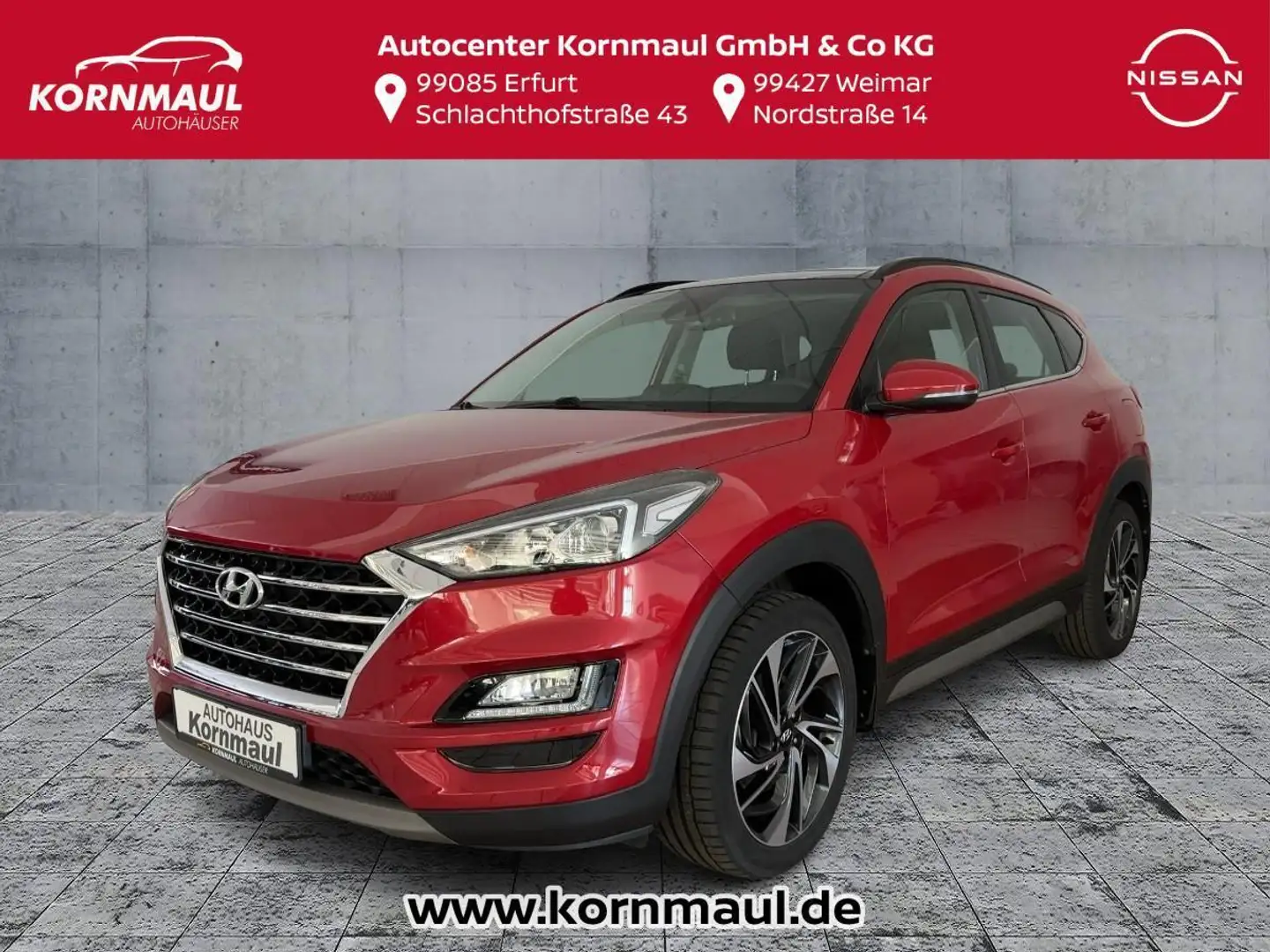 Hyundai TUCSON 1.6 T-GDI Style (177 PS) 2WD  Automatik Rot - 1