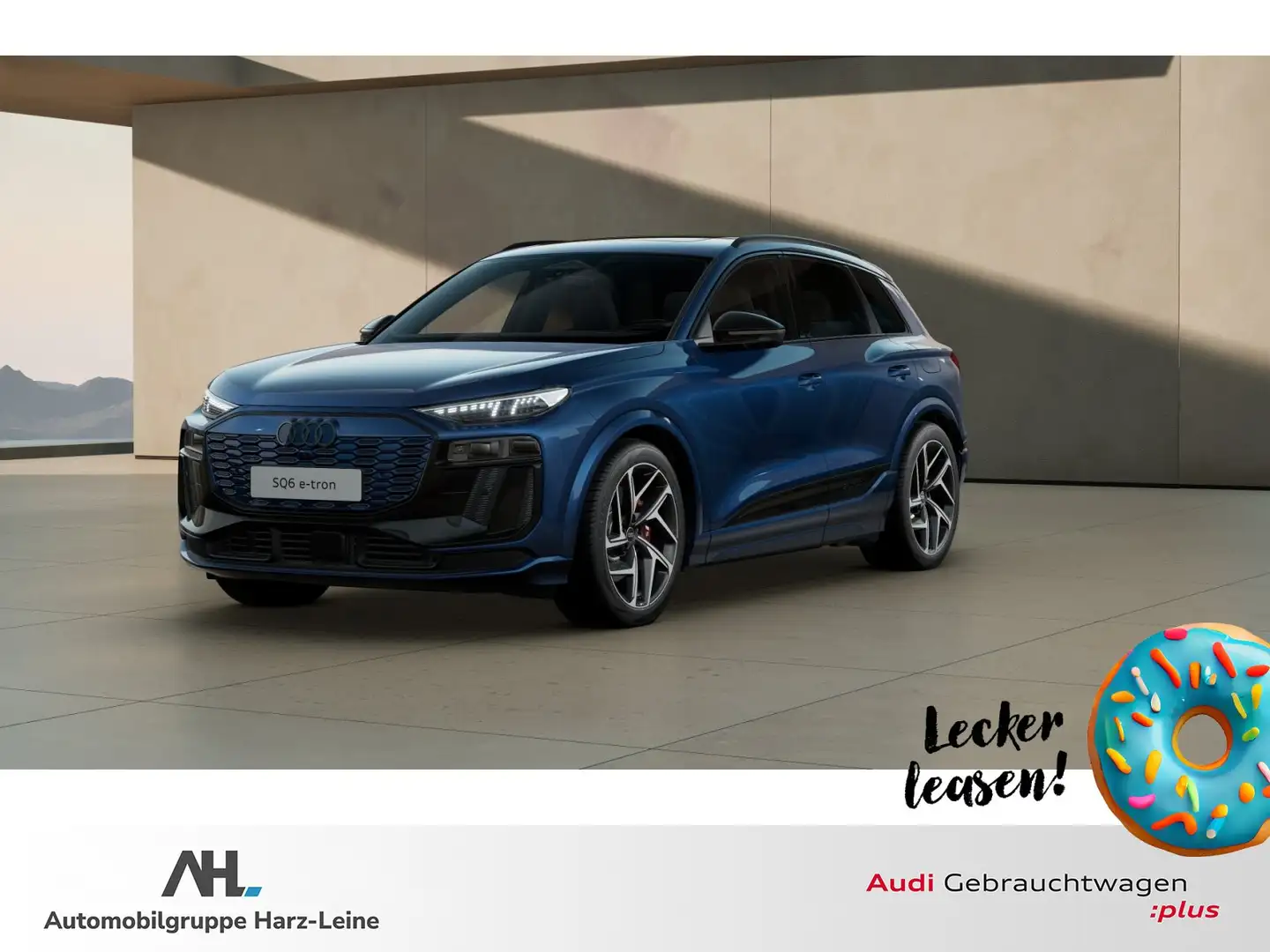 Audi SQ6 e-tron 360 kW quattro edition one AHK Pano HuD Blau - 1
