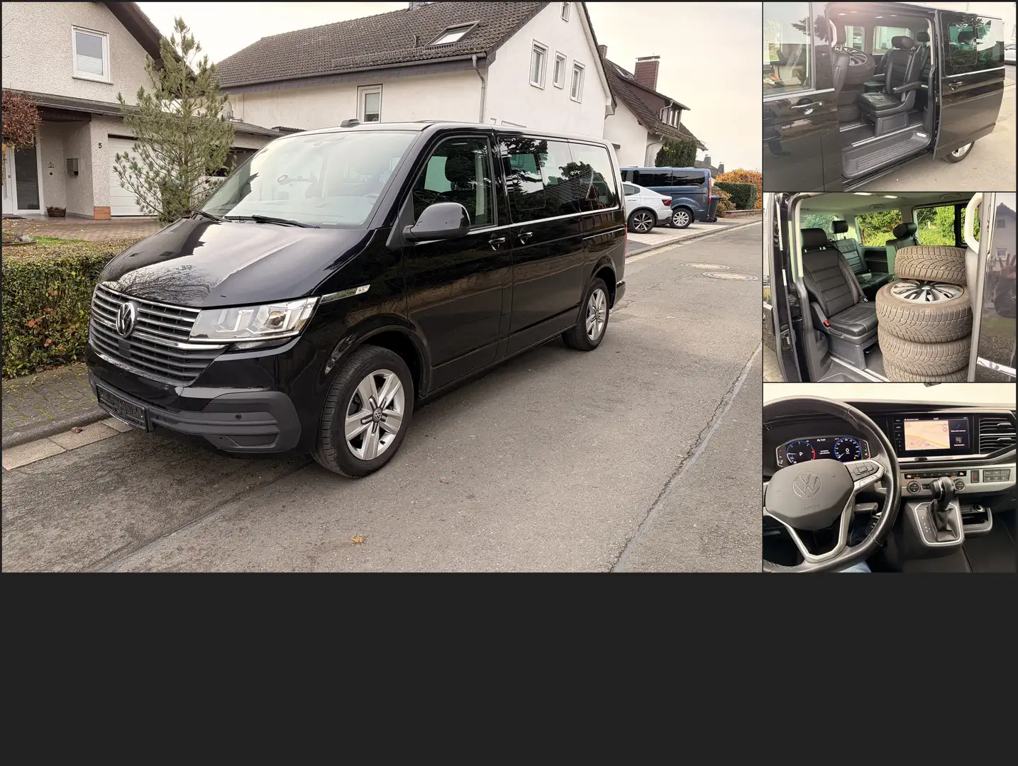 Volkswagen T6 Multivan 2x E-Türen, Vollausstattung Comfortline Schwarz - 1