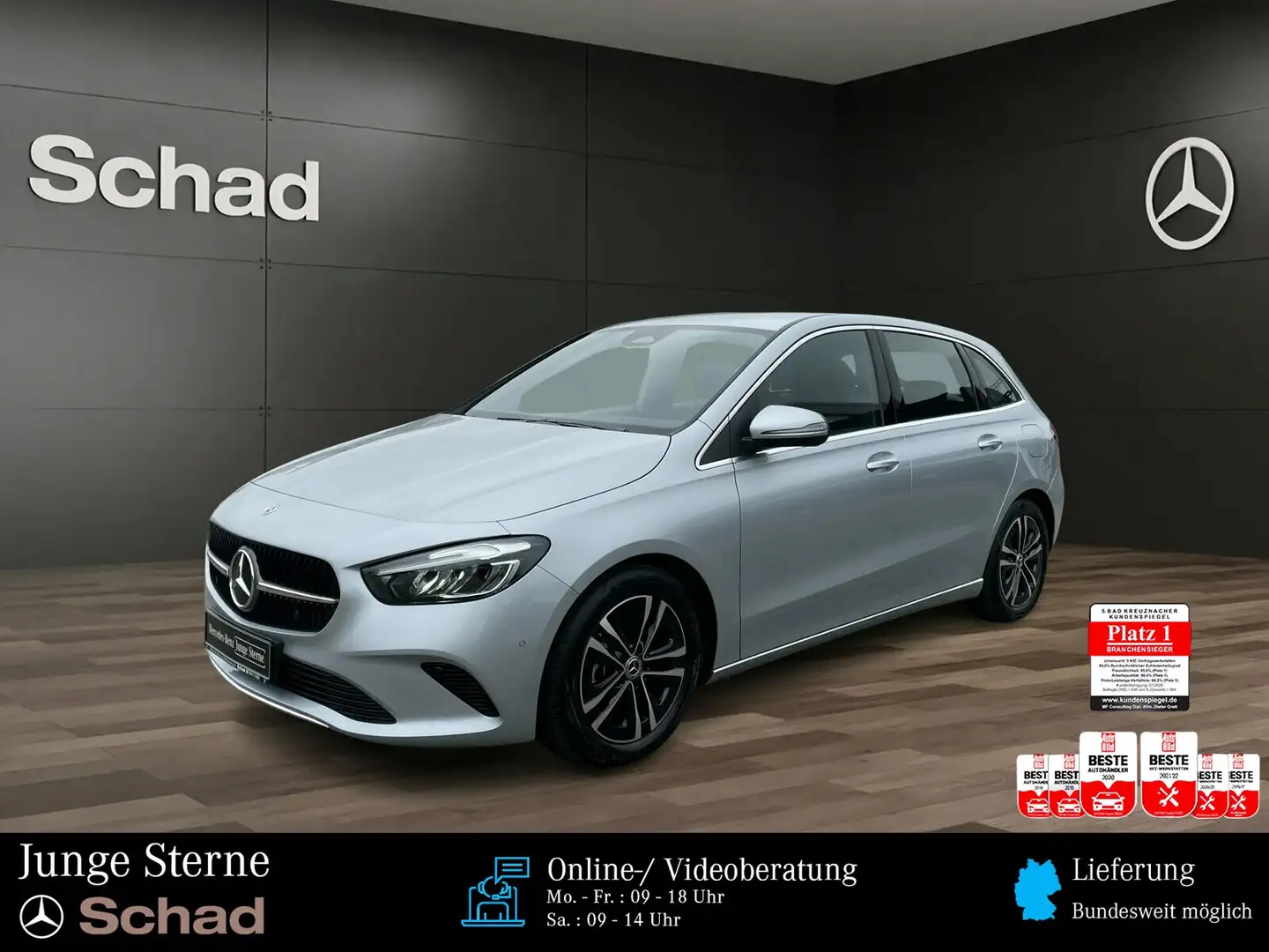 Mercedes-Benz B 200 B 200 PROGR+LED+KAMERA+EASY-P+ASSIST+CARPLAY+SHZ Silber - 1