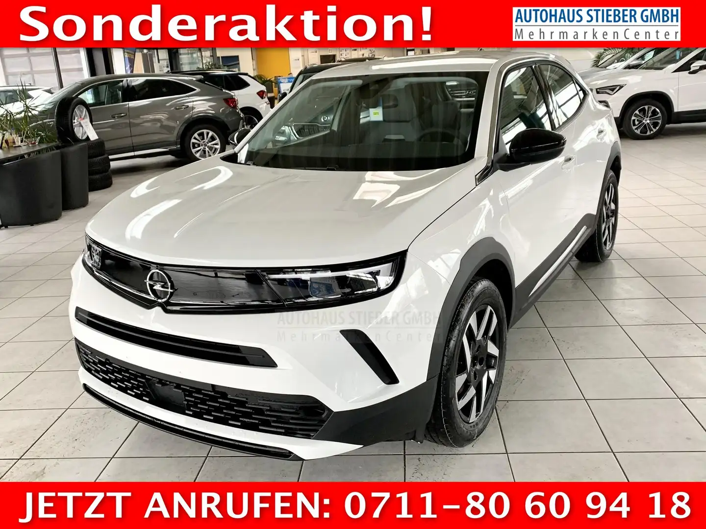 Opel Mokka Elegance SHZ+LHZ+EPH HI+RFK 1.2 Turbo Blanc - 1