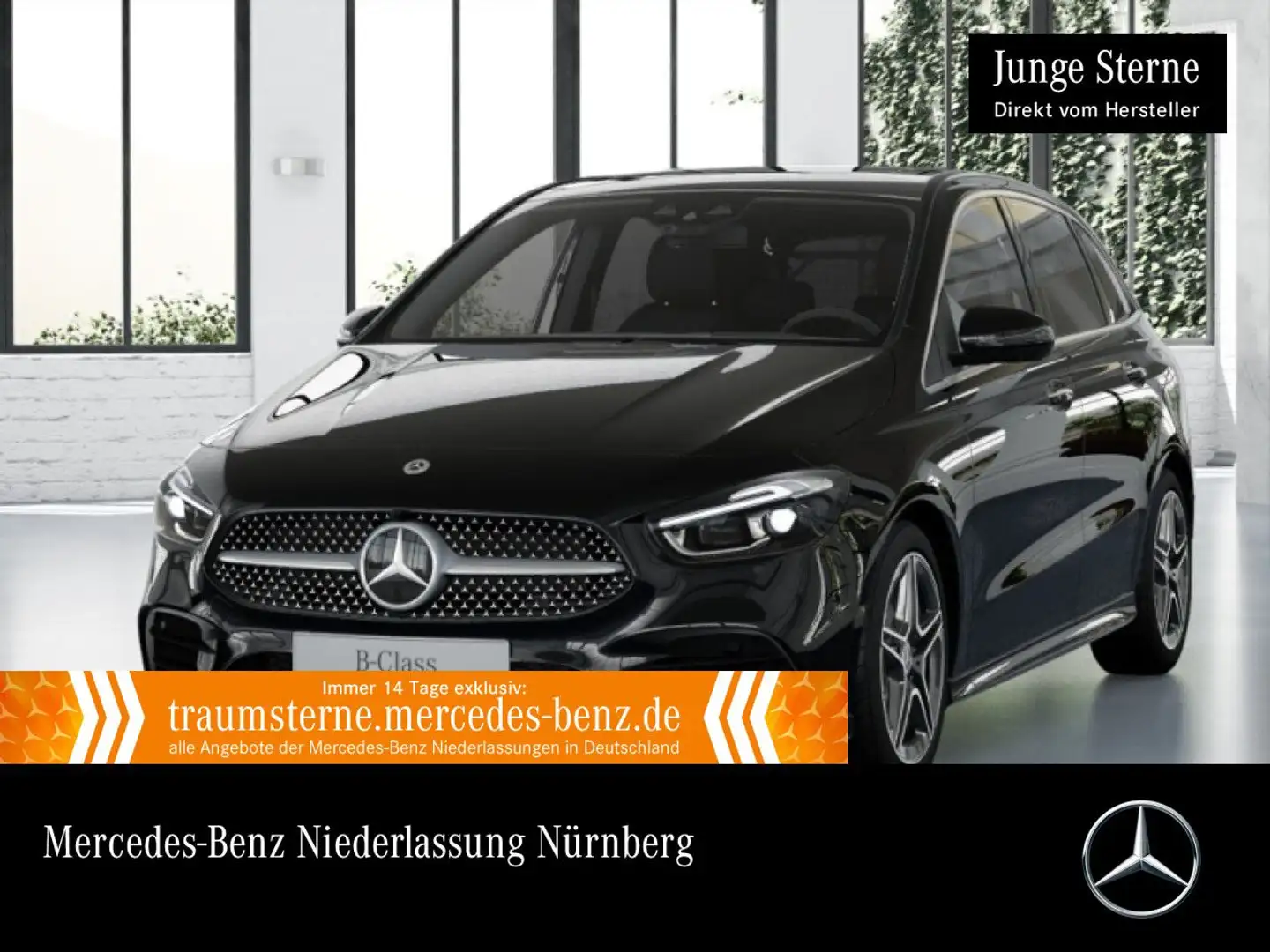 Mercedes-Benz B 180 AMG+PANO+360°+MULTIBEAM+HUD+KEYLESS+7G Schwarz - 1