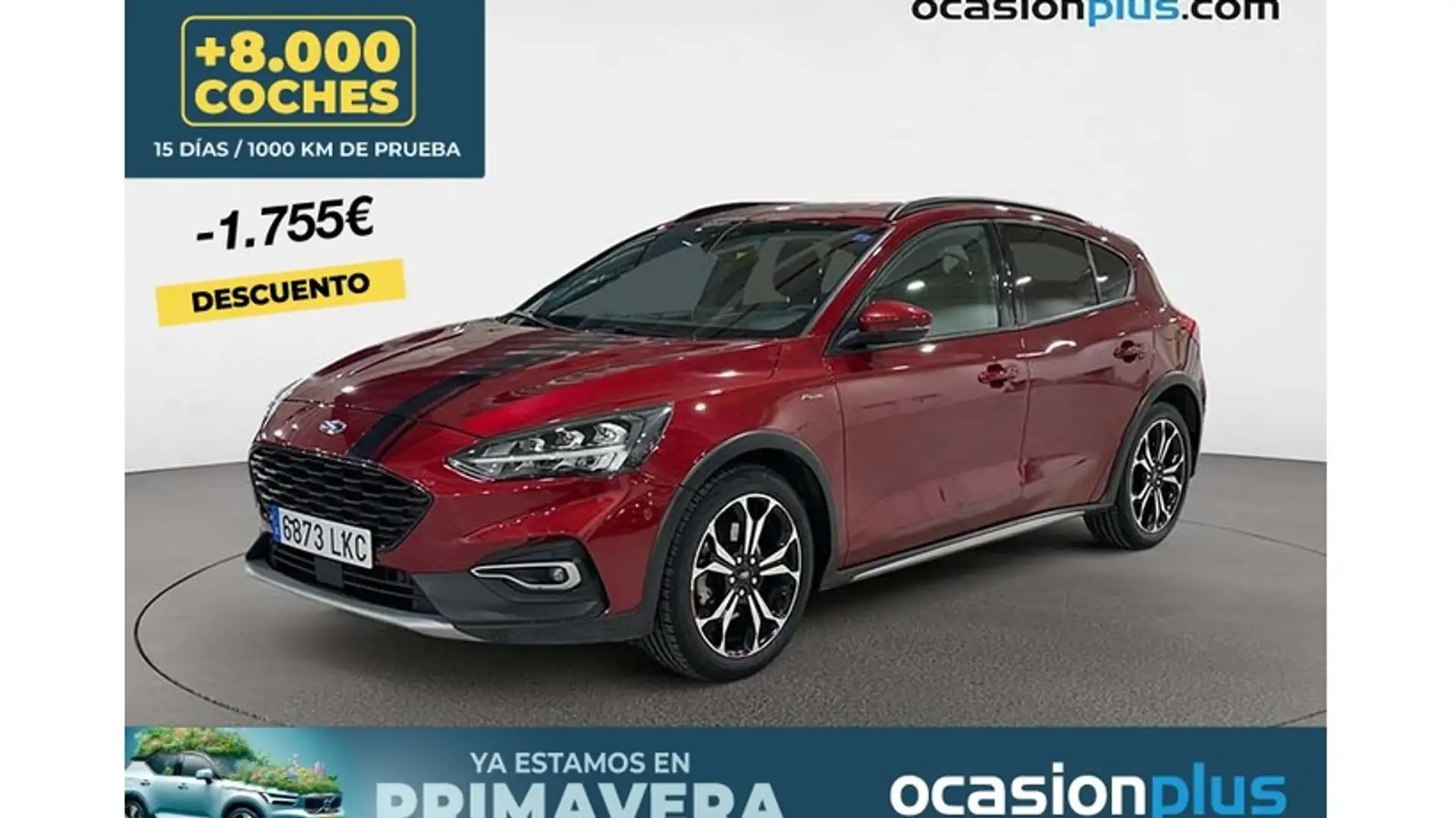 Ford Focus 1.0 Ecoboost Active 125 Rouge - 1