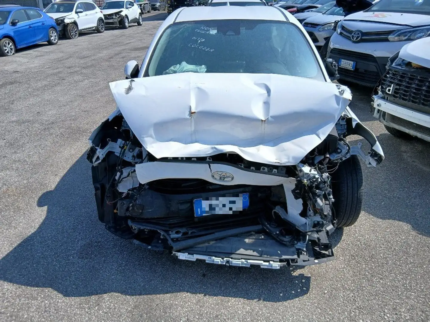 Toyota Yaris 1.0 5 porte Bianco - 2