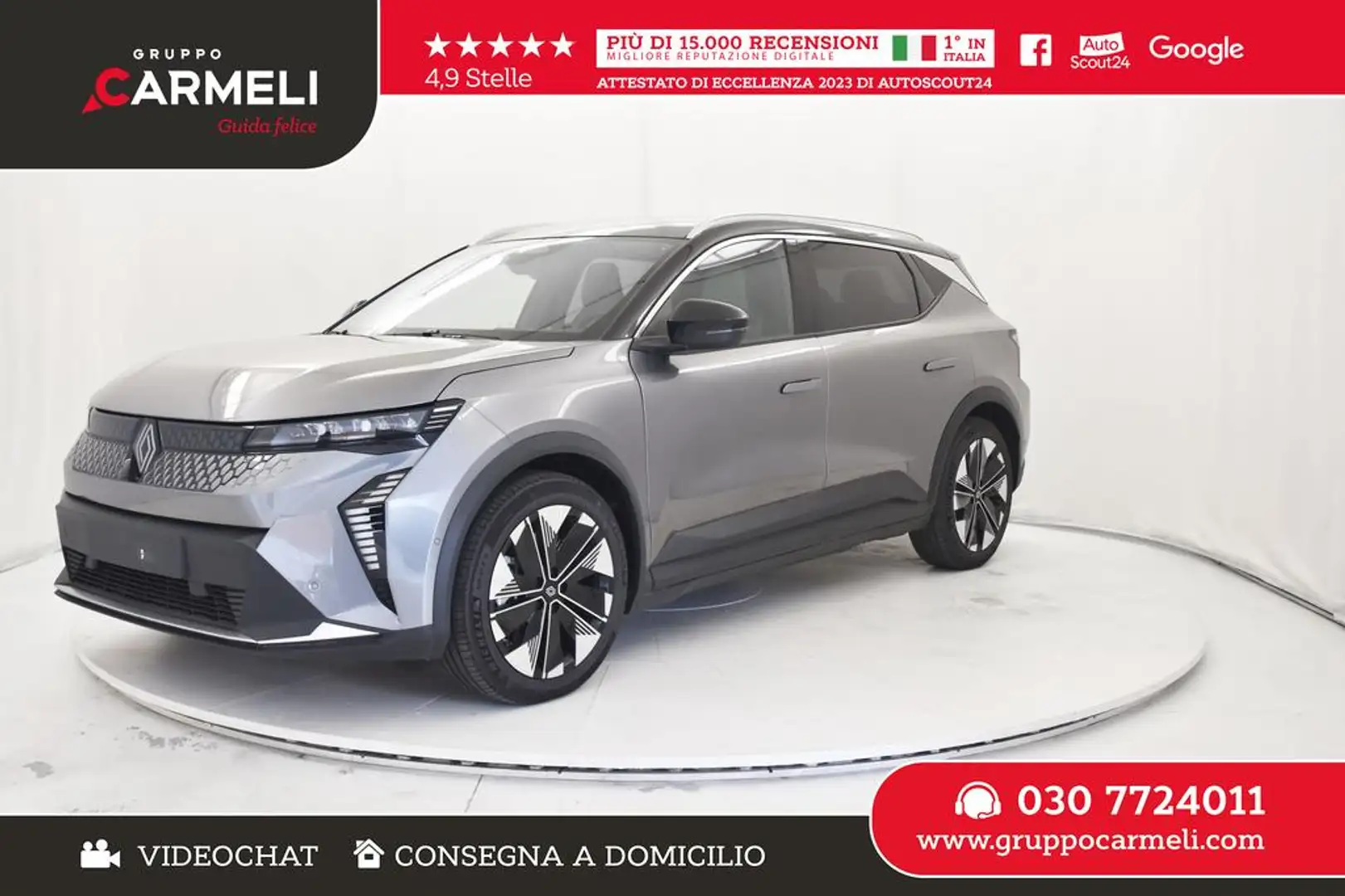 Renault Scenic Techno comfort range 170cv KM0 Grigio - 1