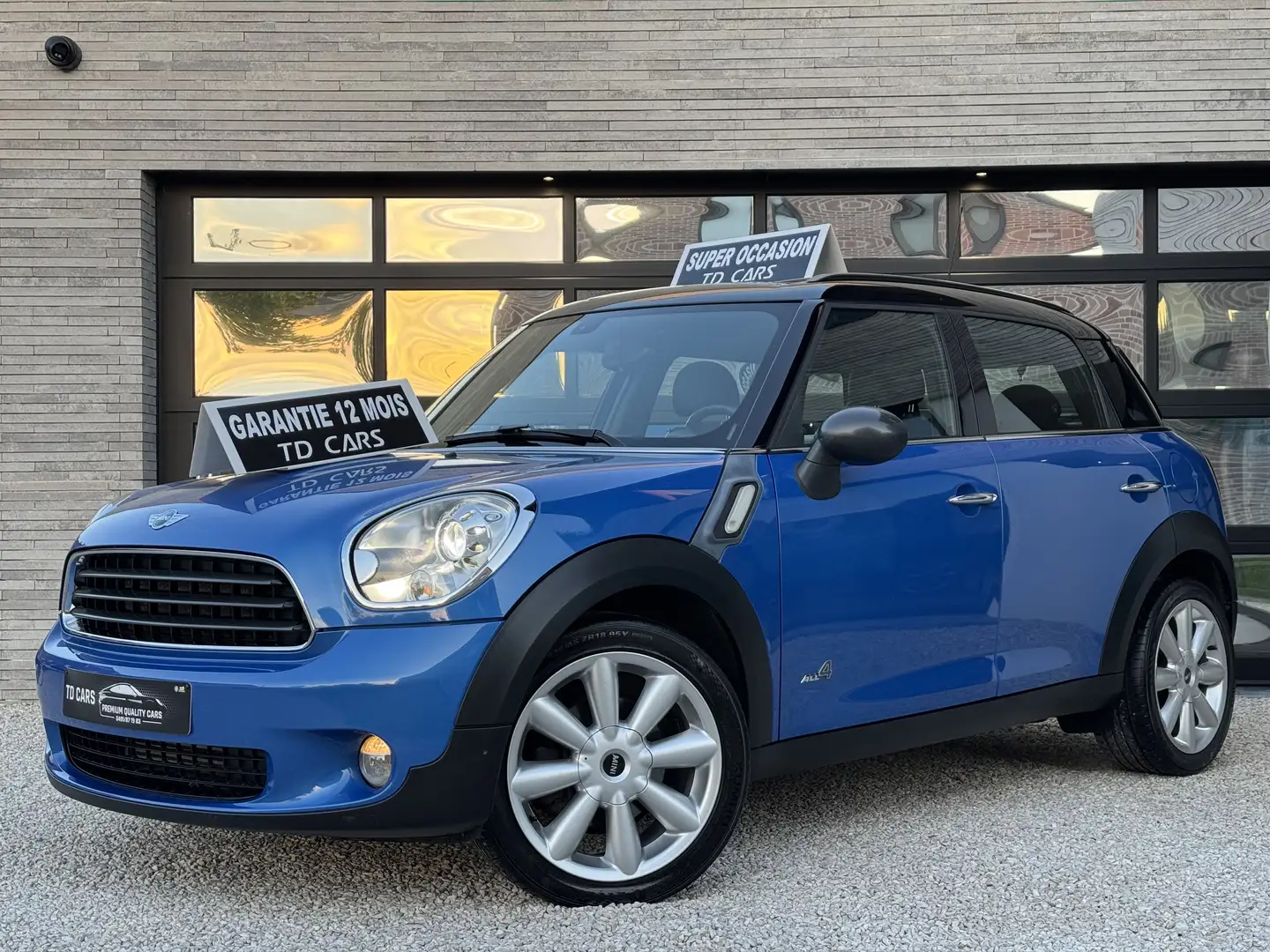 MINI Cooper D Countryman 1.6 ALL4 DPF⚠️GARANTIE 12 MOIS⚠️ Blauw - 1