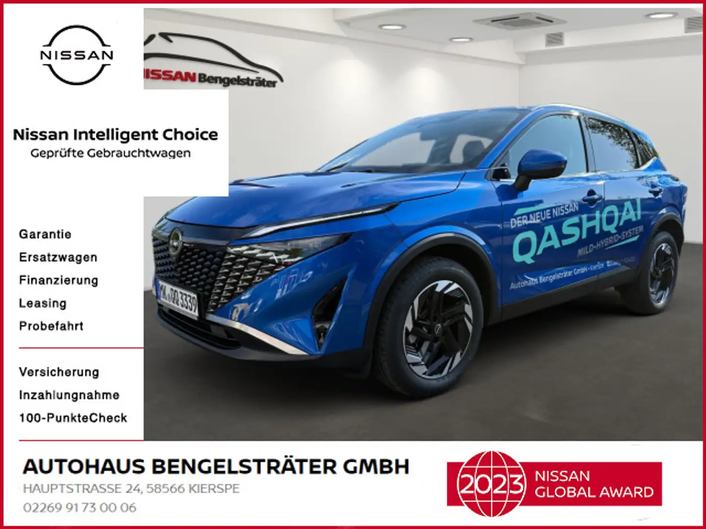 Nissan Qashqai 1.3 DIG-T N-Connecta Automatik Azul - 1
