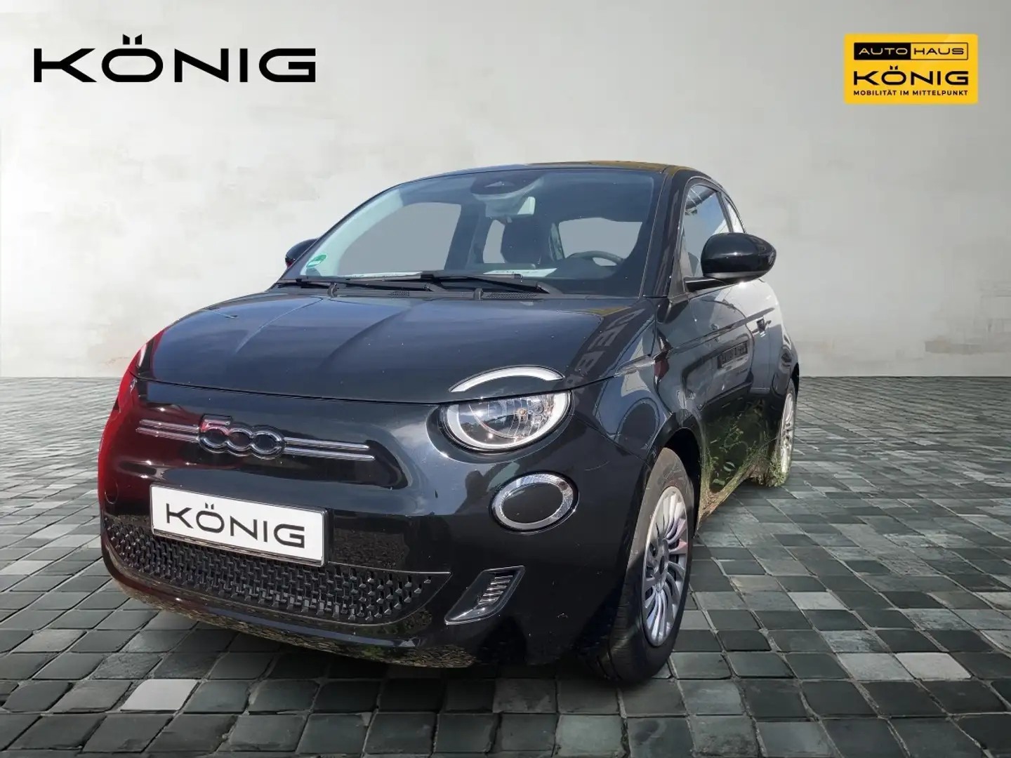 Fiat 500e MY23 118PS 42kWh KLIMA*CARPLAY*TEMPOMAT*DAB Schwarz - 1