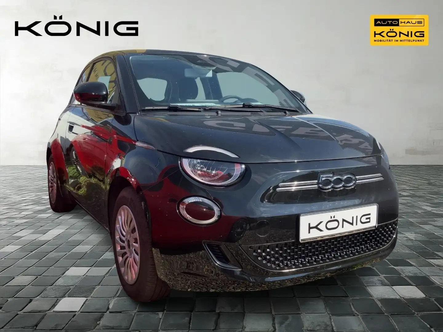 Fiat 500e MY23 118PS 42kWh KLIMA*CARPLAY*TEMPOMAT*DAB Schwarz - 2