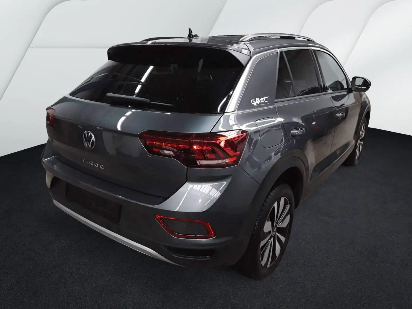 Volkswagen T-Roc 1.0 TSI Goal Navi LED DAB+ FrontAssist Grau - 2