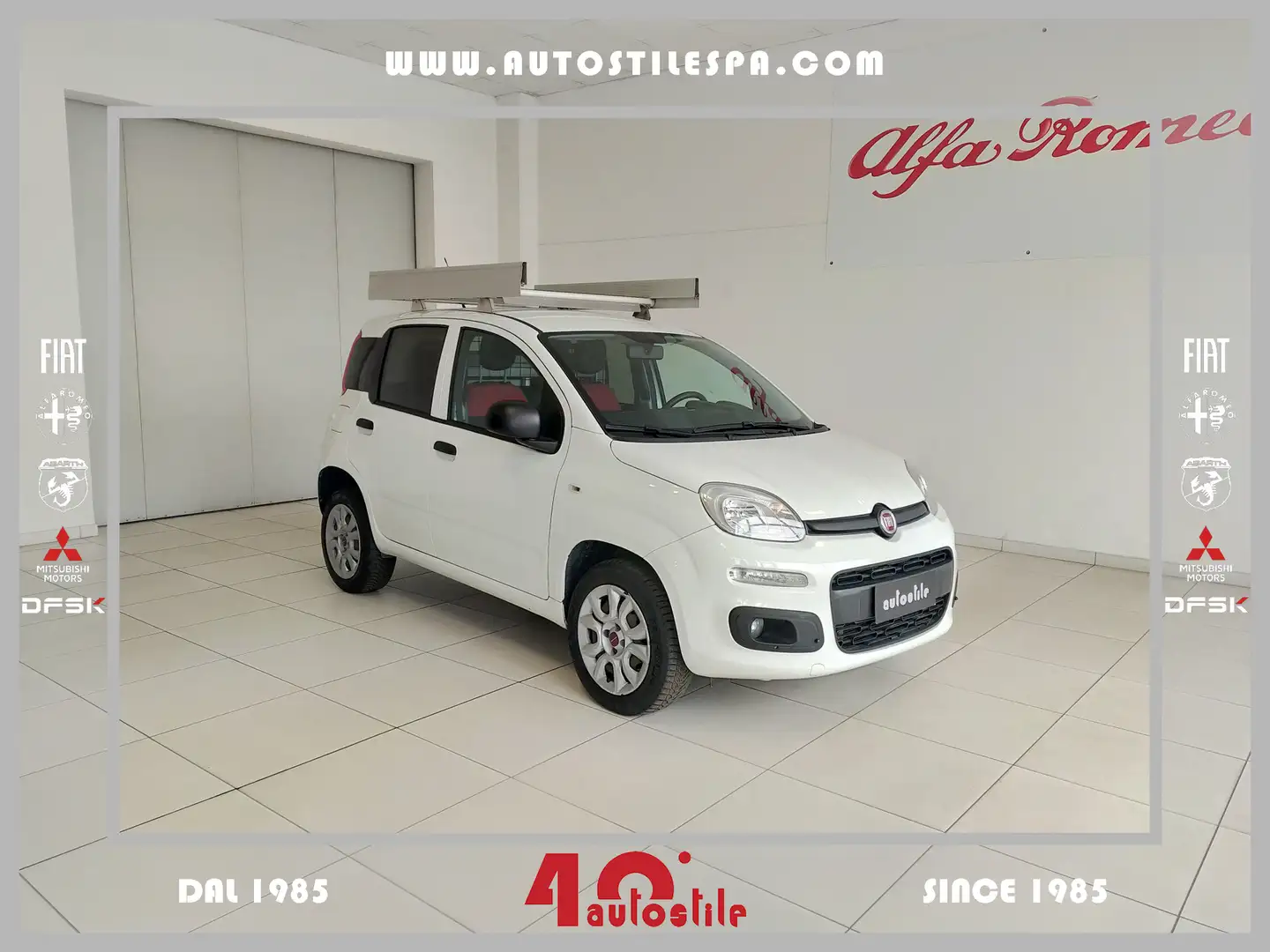 Fiat Panda Panda 0.9 TwinAir Turbo Natural Power Pop Van 2 p Weiß - 1