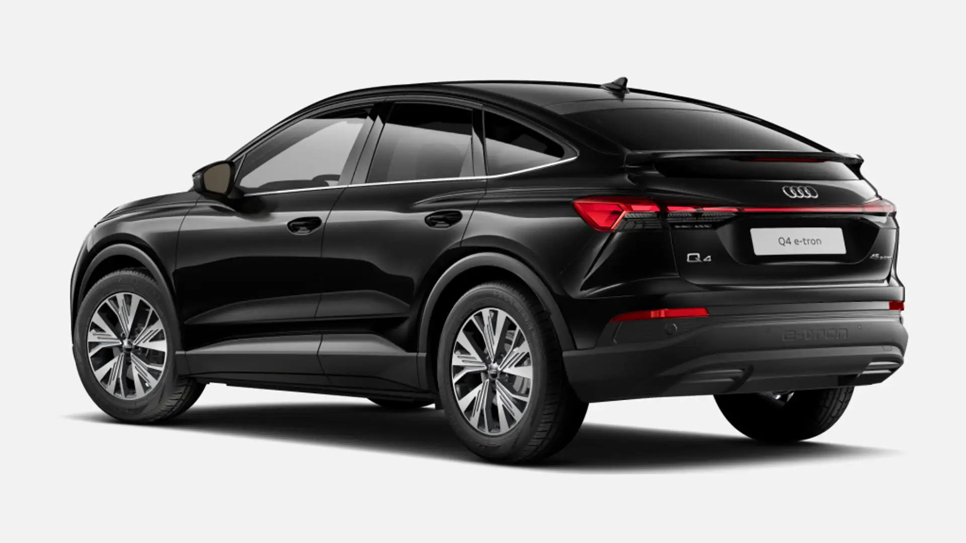 Audi Q4 e-tron Sportback 45 Genuine edition 210kW 82KWh Negro - 2