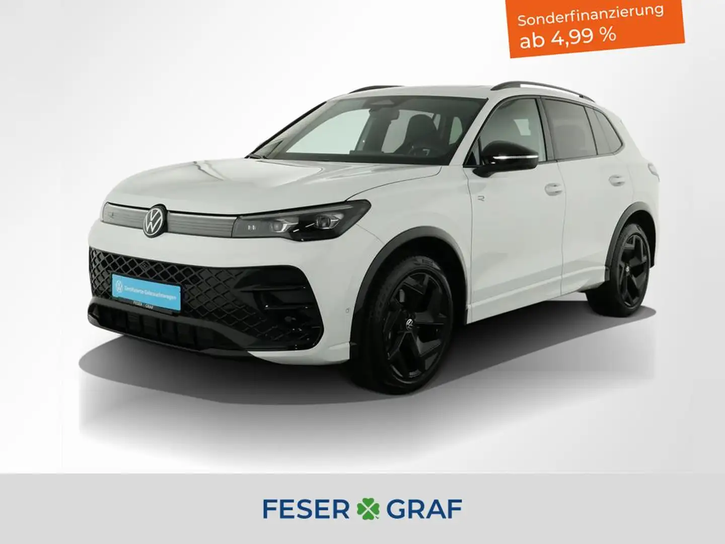 Volkswagen Tiguan 2.0 TDI R-Line Black Style DSG HD-Matrix / AHK / P Weiß - 1