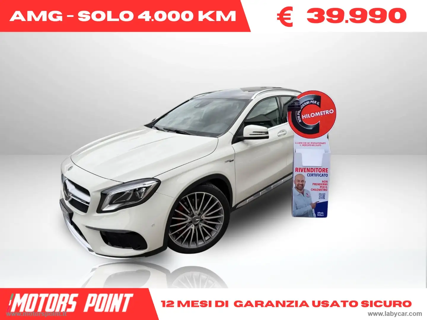 Mercedes-Benz GLA 45 AMG GLA 45 AMG 4Matic SOLO 4.000 KM Bianco - 1