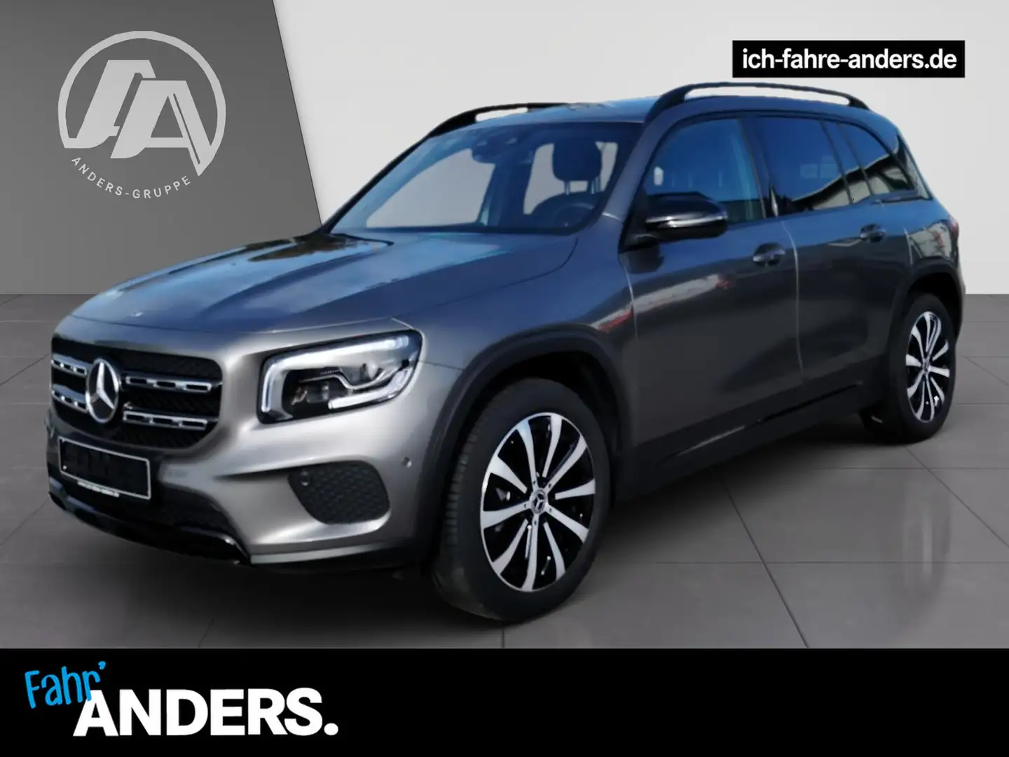 Mercedes-Benz GLB 200 Progressive+MBUX+Night+AHK+M-BEAM+Kamera Grijs - 1