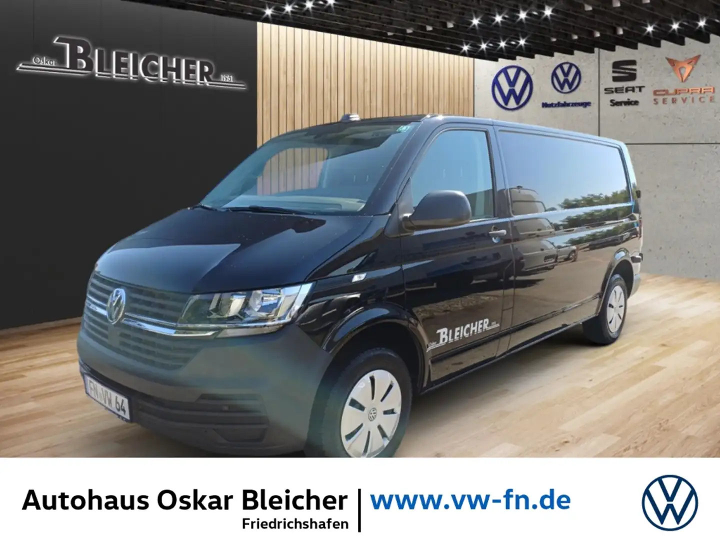 Volkswagen T6.1 Transporter Kasten lang 2,0 l TDI FWD 110 kW 7-G-DSG Zwart - 1
