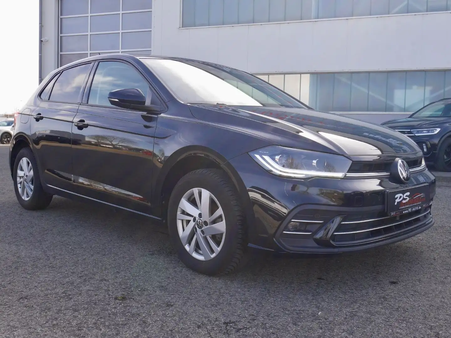 Volkswagen Polo 1.0 TSI DSG"Style"Kamera+Matrix LED+App+DAB Fekete - 2