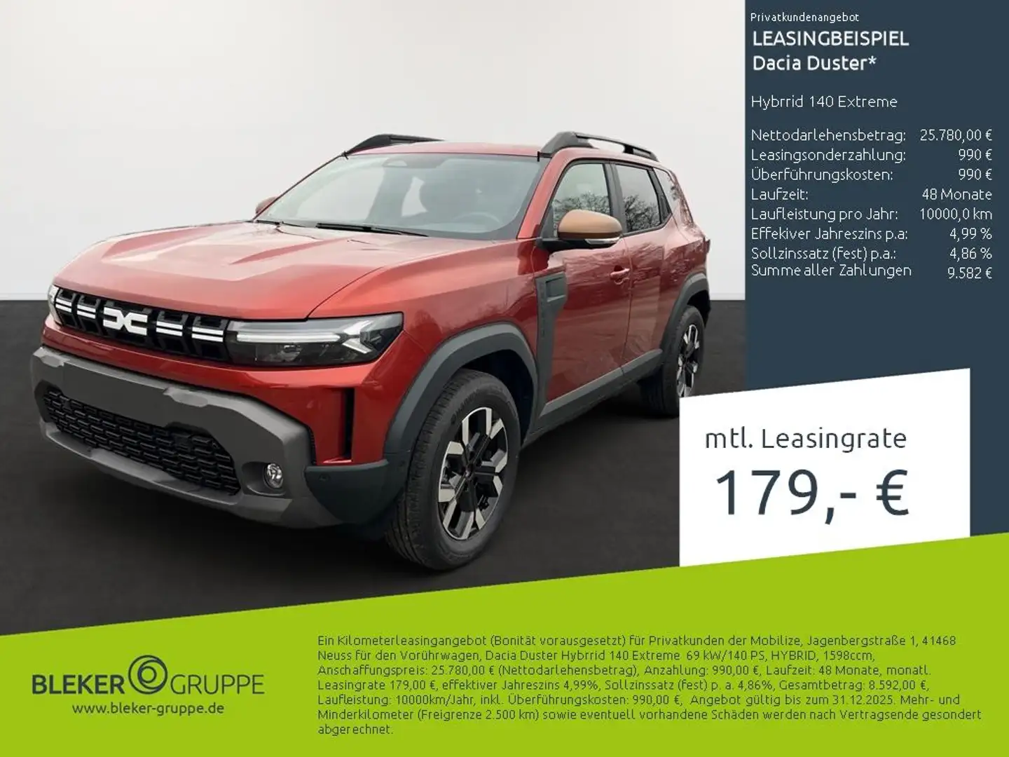 Dacia Duster Hybrrid 140 Extreme Braun - 1