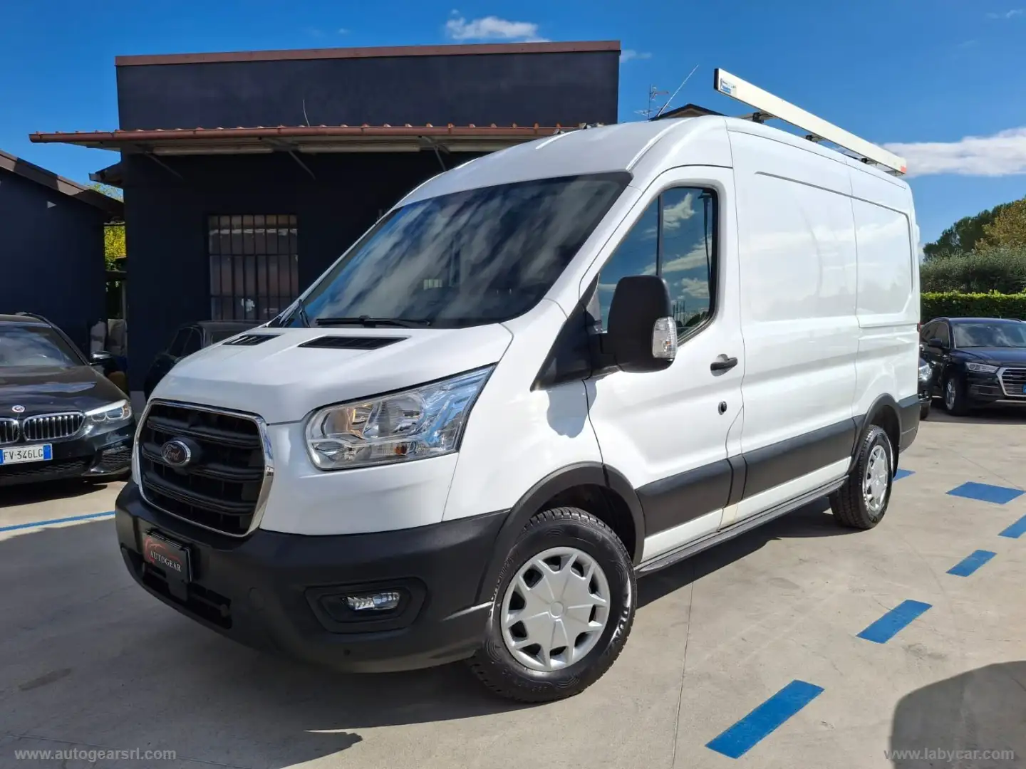 Ford Transit Tran.350 2.0 MHEV 130 PL-TM Furg.Trend PREZZO+IVA Weiß - 1