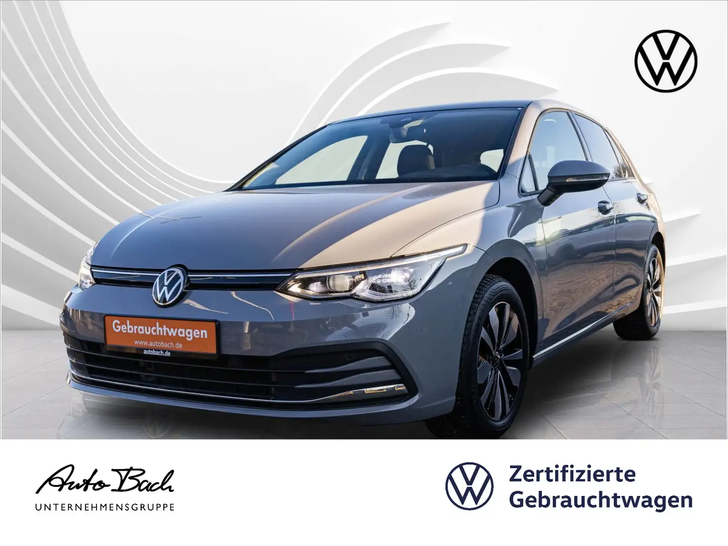 Volkswagen Golf VIII 1.5 eTSI "MOVE" DSG Navi LED Digital C Gris - 1