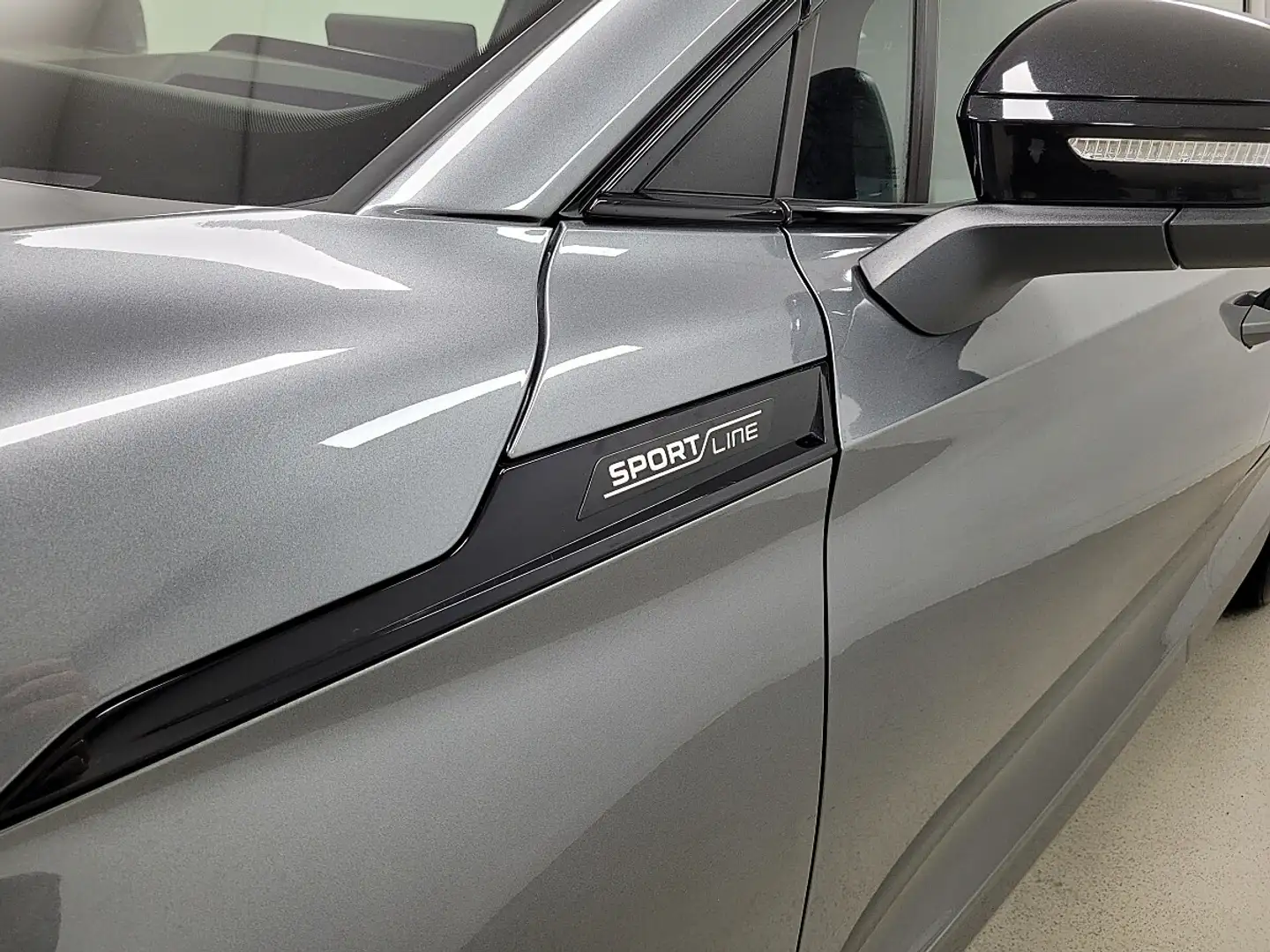 Skoda Enyaq iV 80x 82kWh Sportline, AHK, Headup, Skoda-Plus... Grau - 2