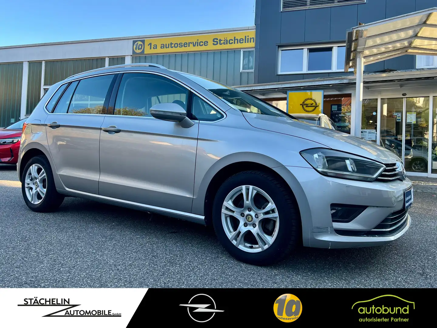 Volkswagen Golf Sportsvan 1.2 TSI BMT,KLIMAAT,ALU,BT,TÜV Grijs - 1