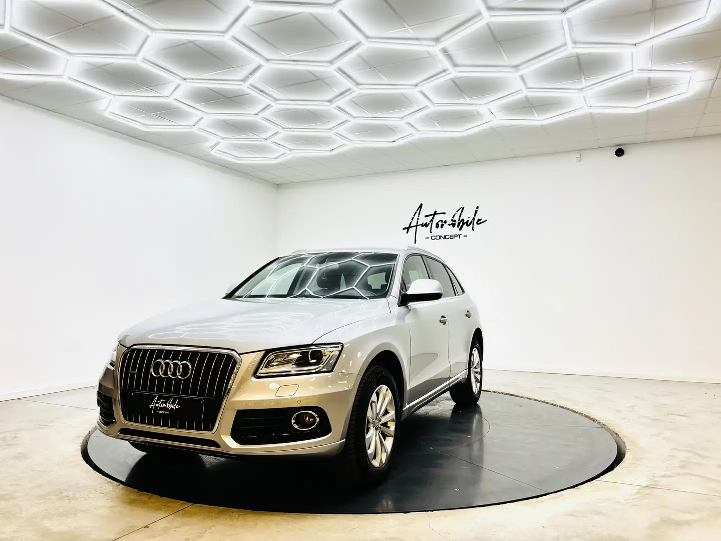 Audi Q5 ✅1AN GARANTIE✅QUATRO✅REMORQUE✅1ER PROPRIO Argent - 1